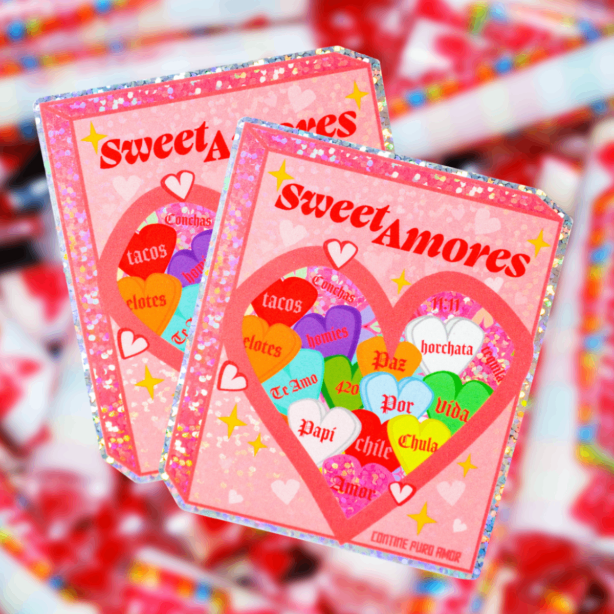 PW- Sweet Amores 3" Sticker