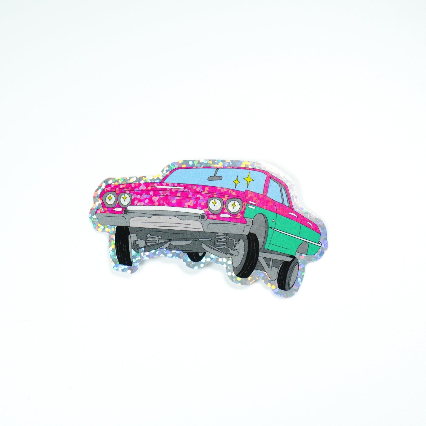 PW- Lowrider (Retro) 3" Sticker