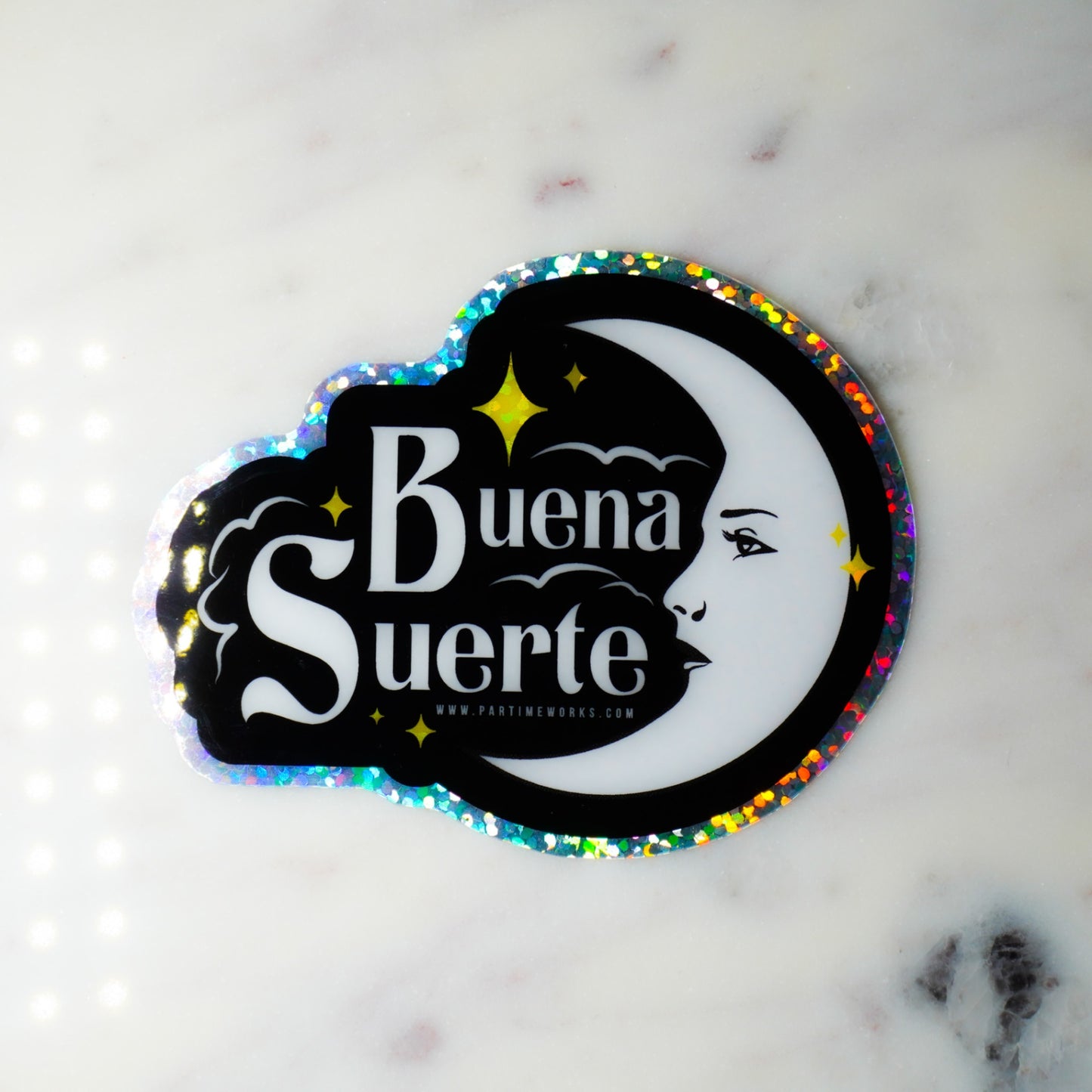 PW- Buena Suerte 3" Sticker