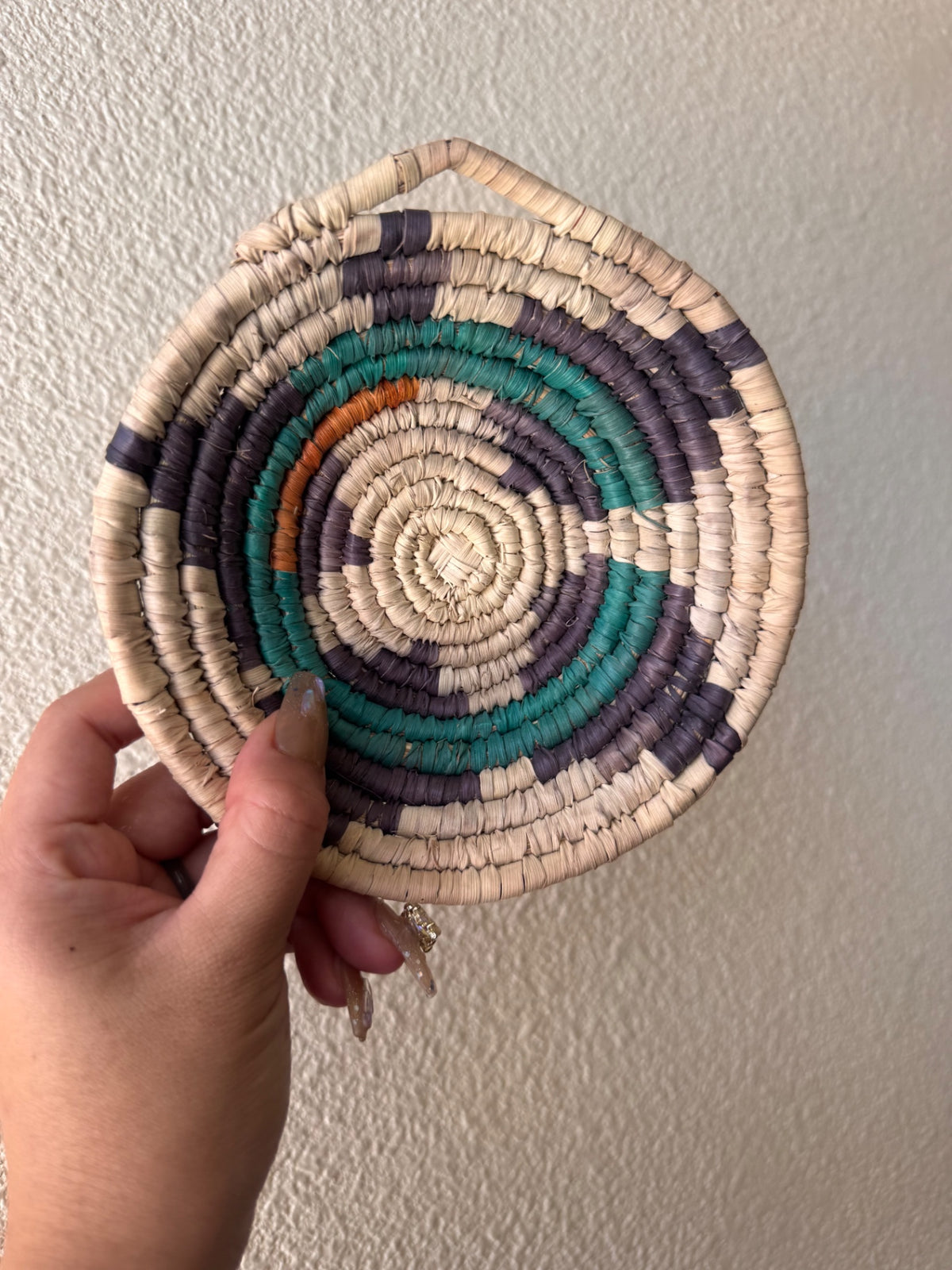 HSBC - Small Navajo Basket with Hook