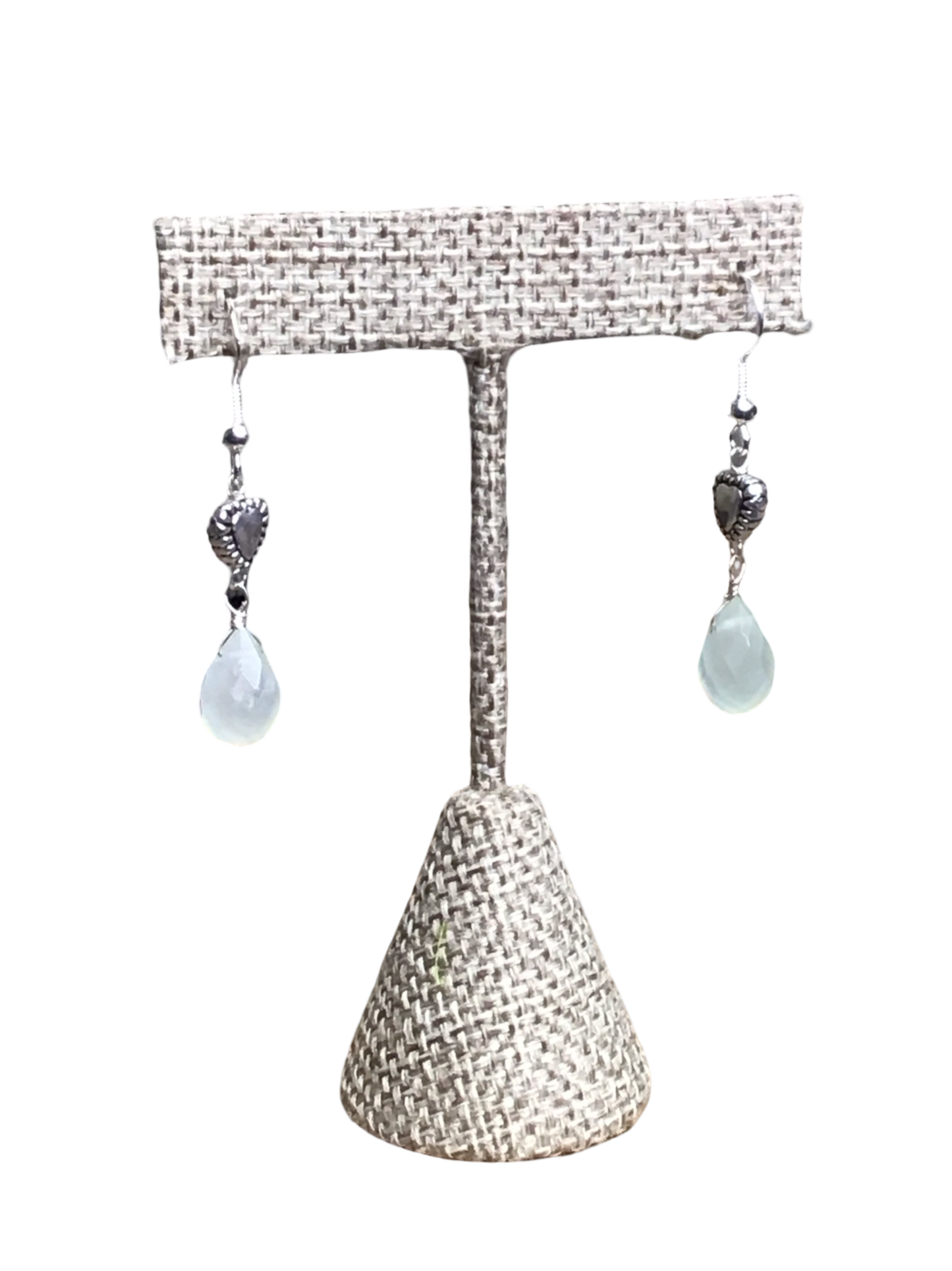 Az heart jade earrings