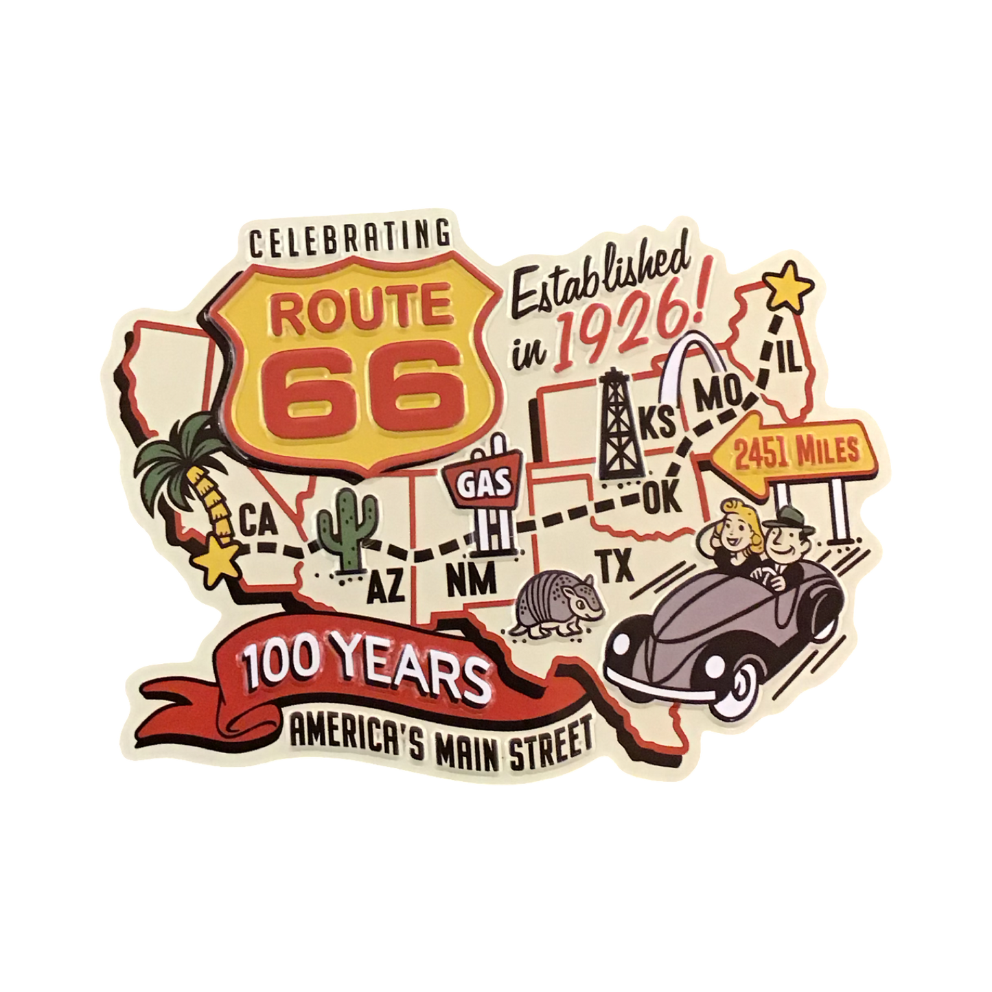 MM Route 66 Magnet 1
