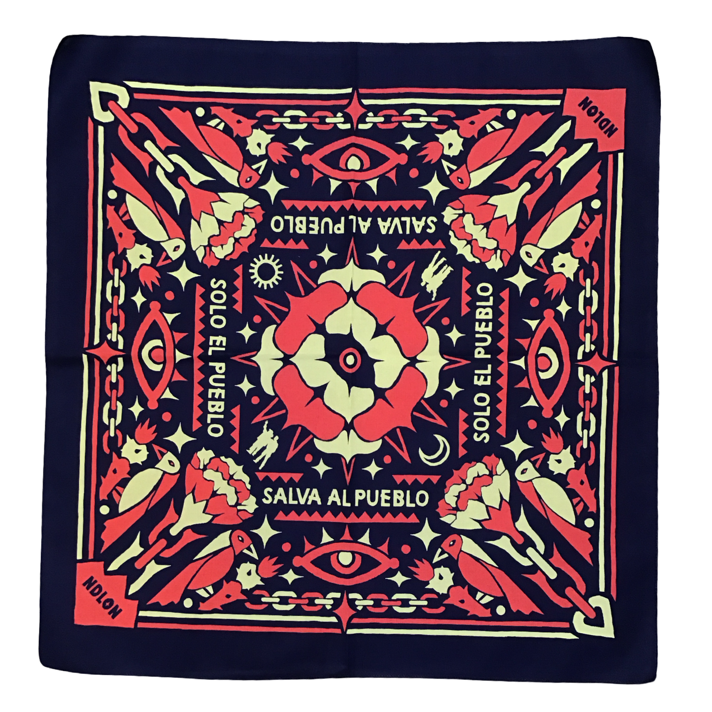 Rodolfo Baquier "Solo el pueblo salva al pueblo" Bandana