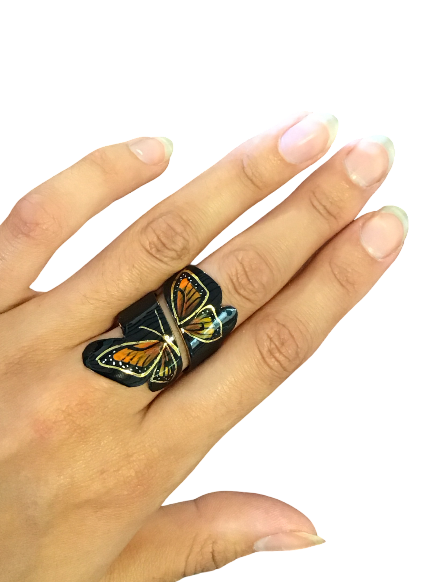 Hand-painted Adjustable Copper rings