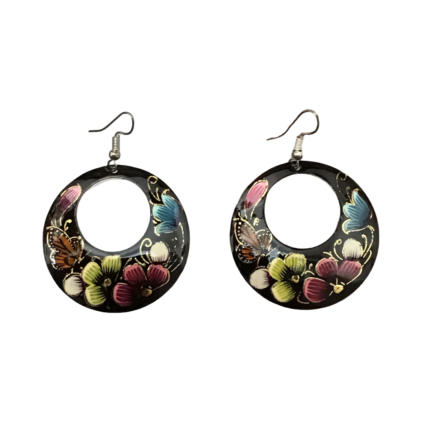 Michoacan Copper Hoop Earrings