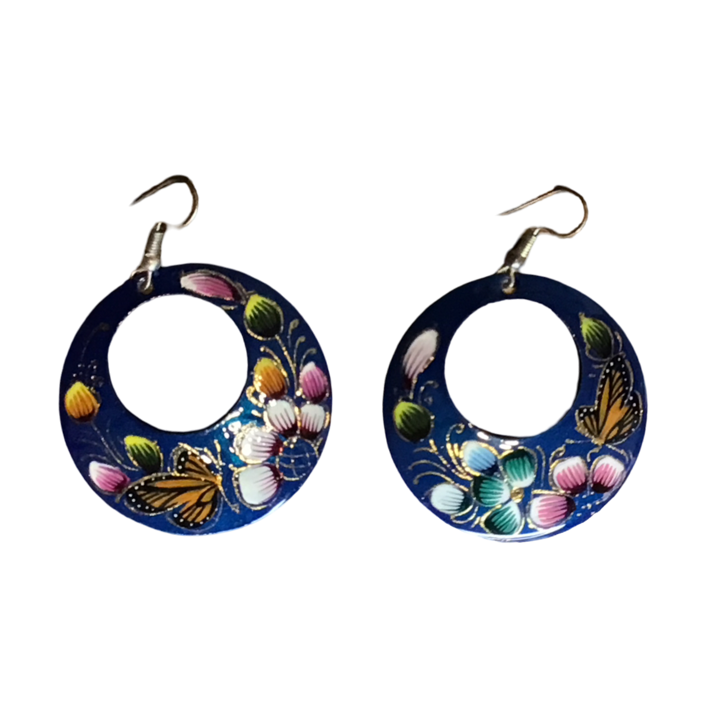 Michoacan Copper Hoop Earrings