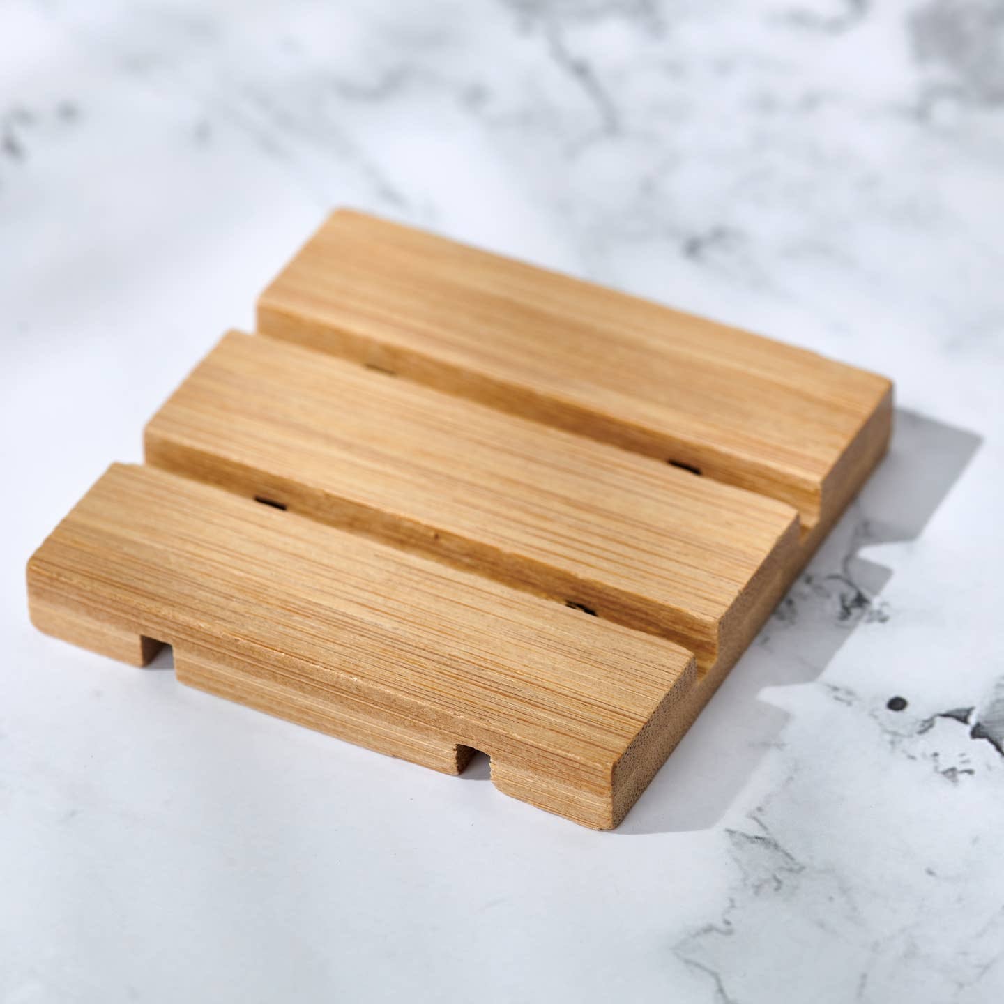 VER - Square Bamboo Soap Dish