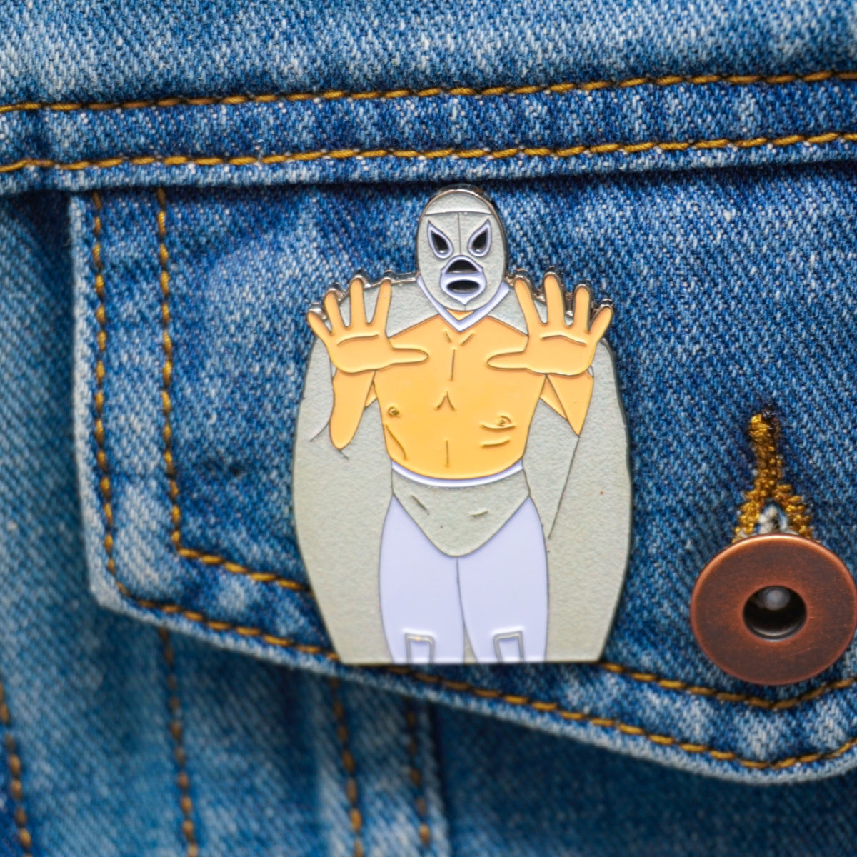 PW- El Santo Luchador Pin