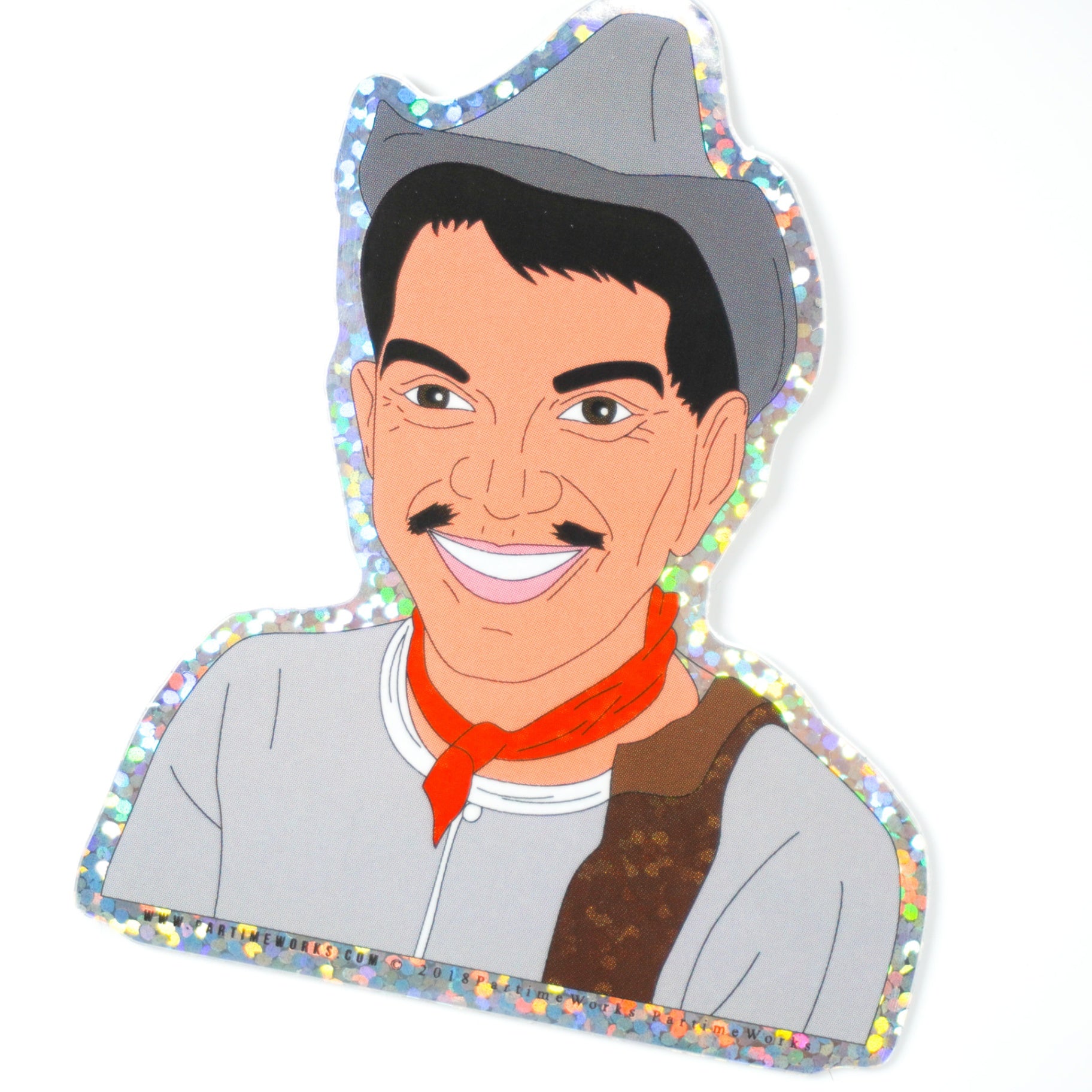 PW- Cantinflas 3" Sticker