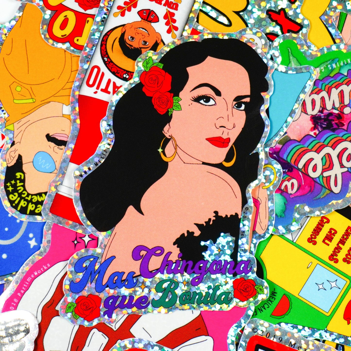 PW- Maria Felix -Más Chingona que Bonita 3" Sticker