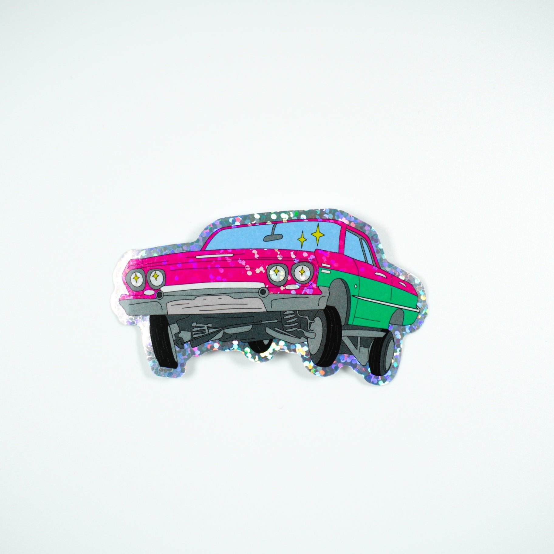 PW- Lowrider (Retro) 3" Sticker