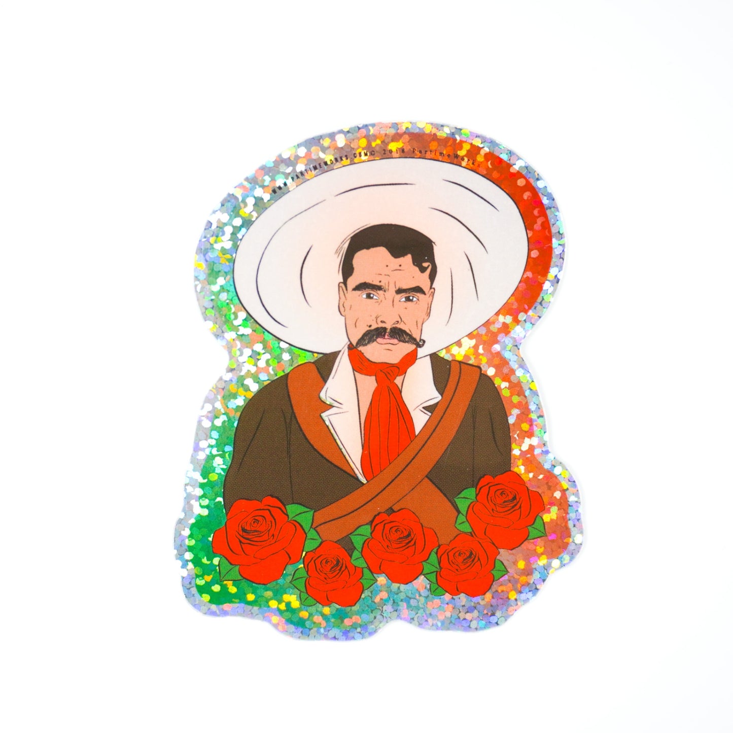 PW- Emiliano Zapata 3" Sticker