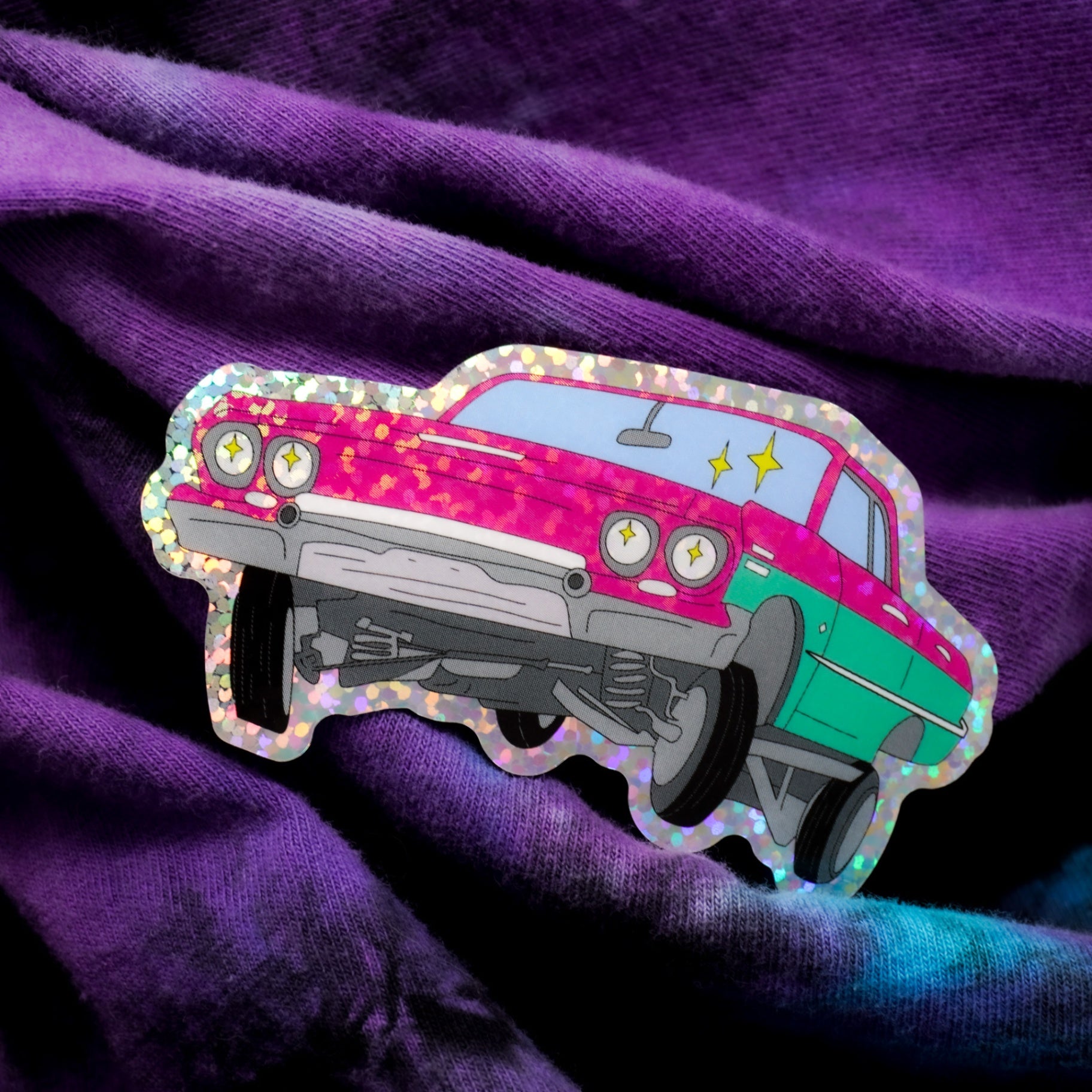 PW- Lowrider (Retro) 3" Sticker