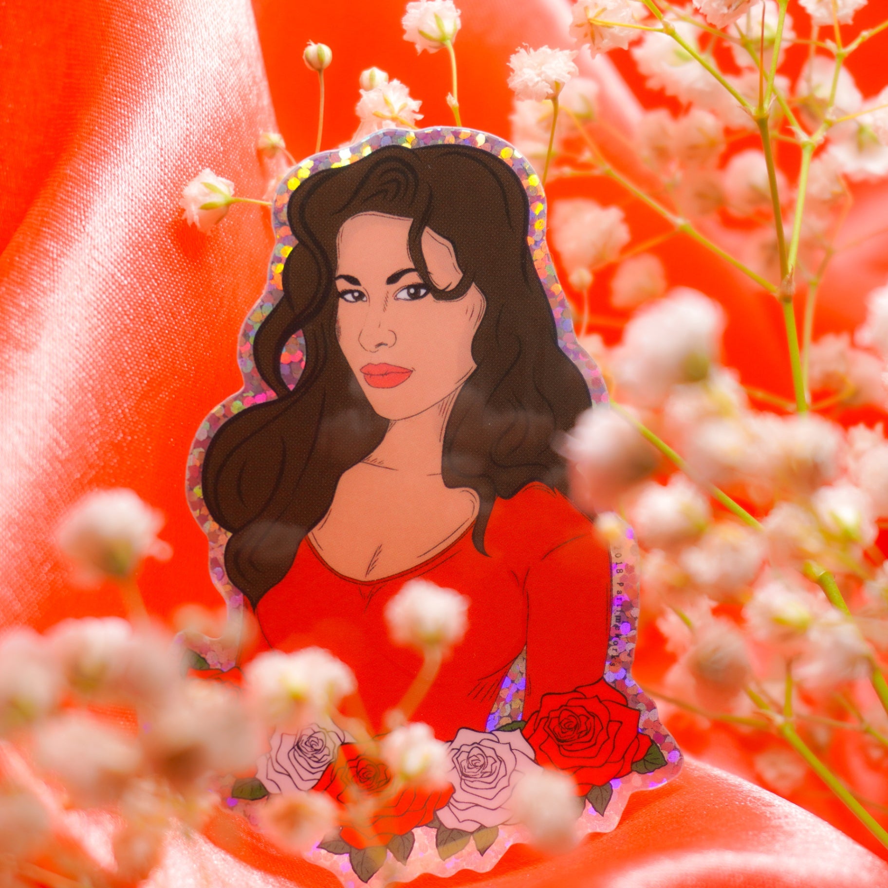 PW- La Bonita Selena 3" Sticker