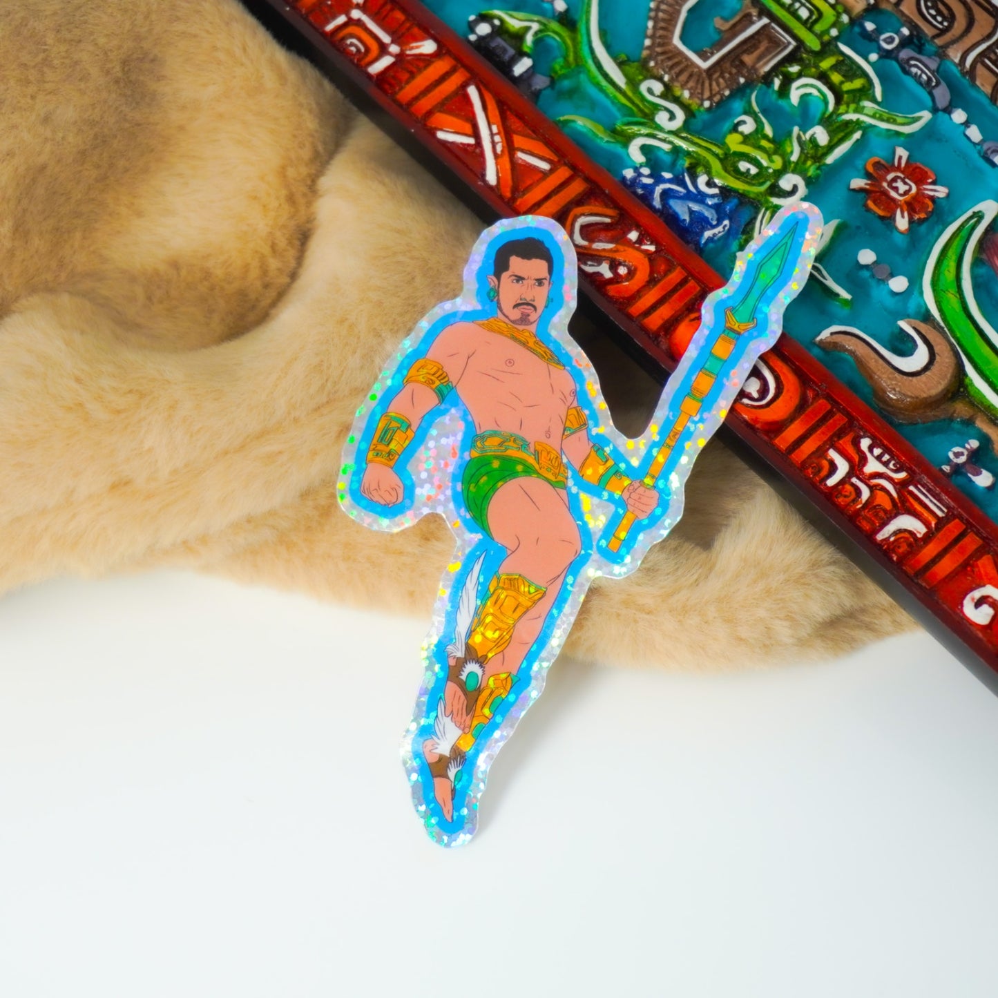 PW- Aqua Papi (Tenoch Huerta*) 3" Sticker