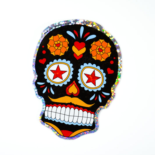 PW- Calavera de Amor (Sugar Skull) 3" Sticker