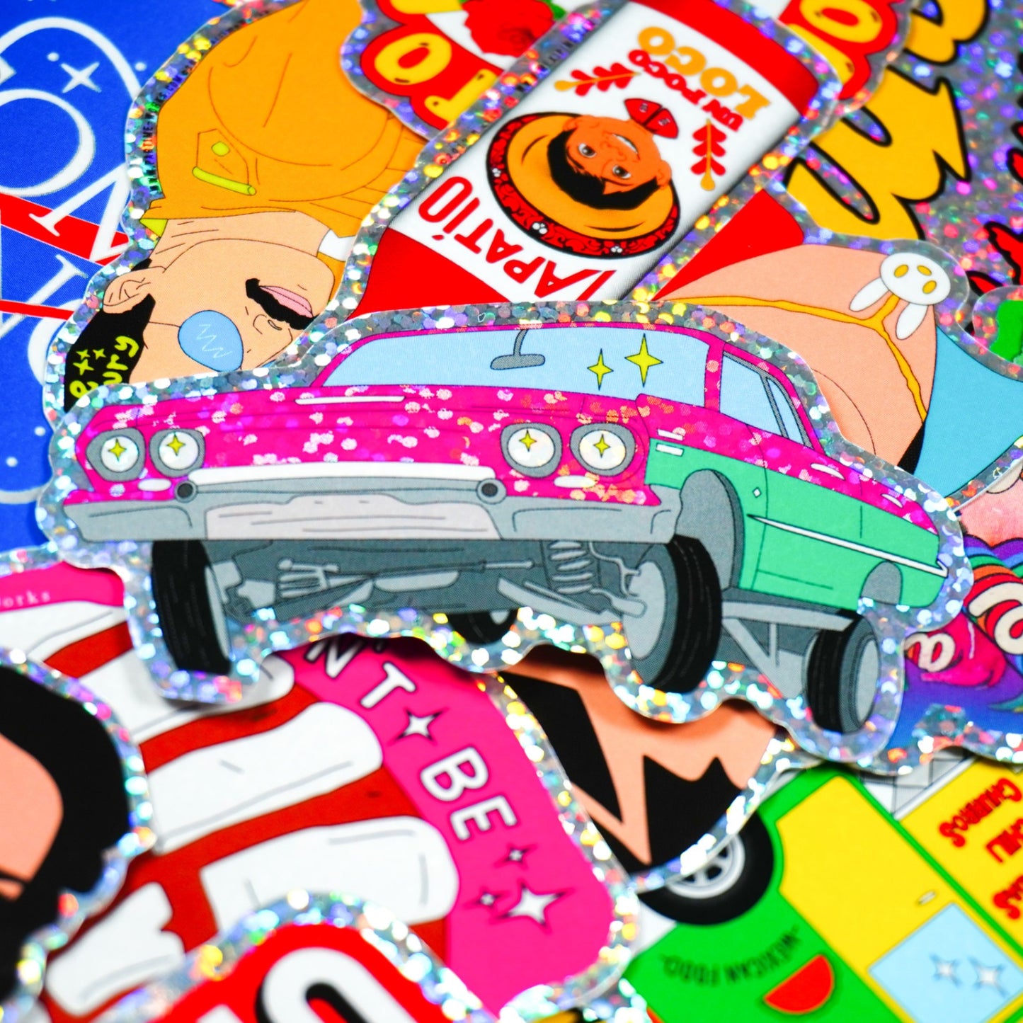 PW- Lowrider (Retro) 3" Sticker