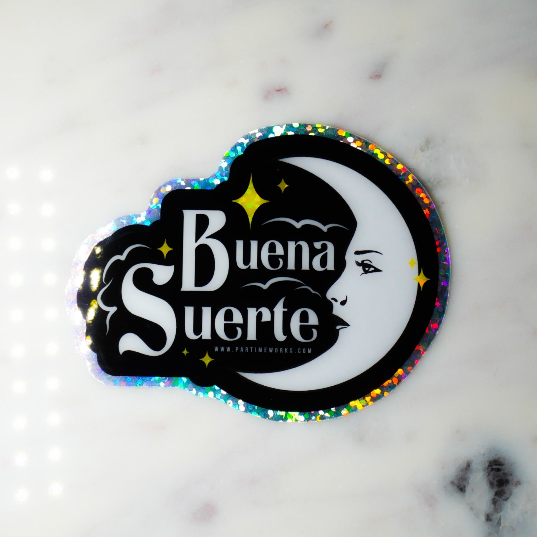 PW- Buena Suerte 3" Sticker