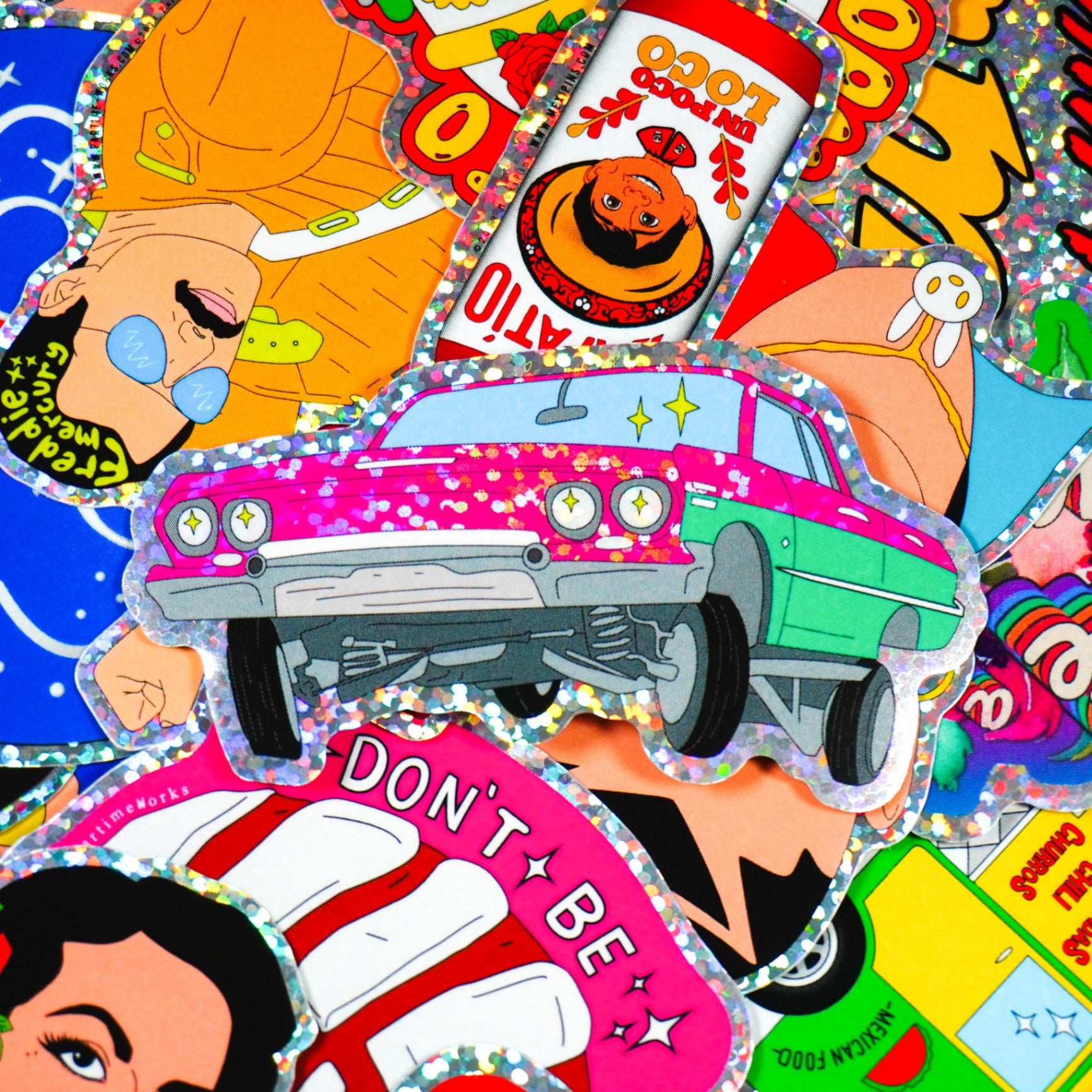 PW- Lowrider (Retro) 3" Sticker