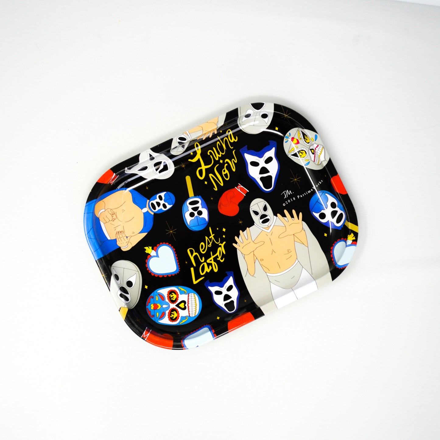 PW- Lucha Now Rest Later Novelty Tray