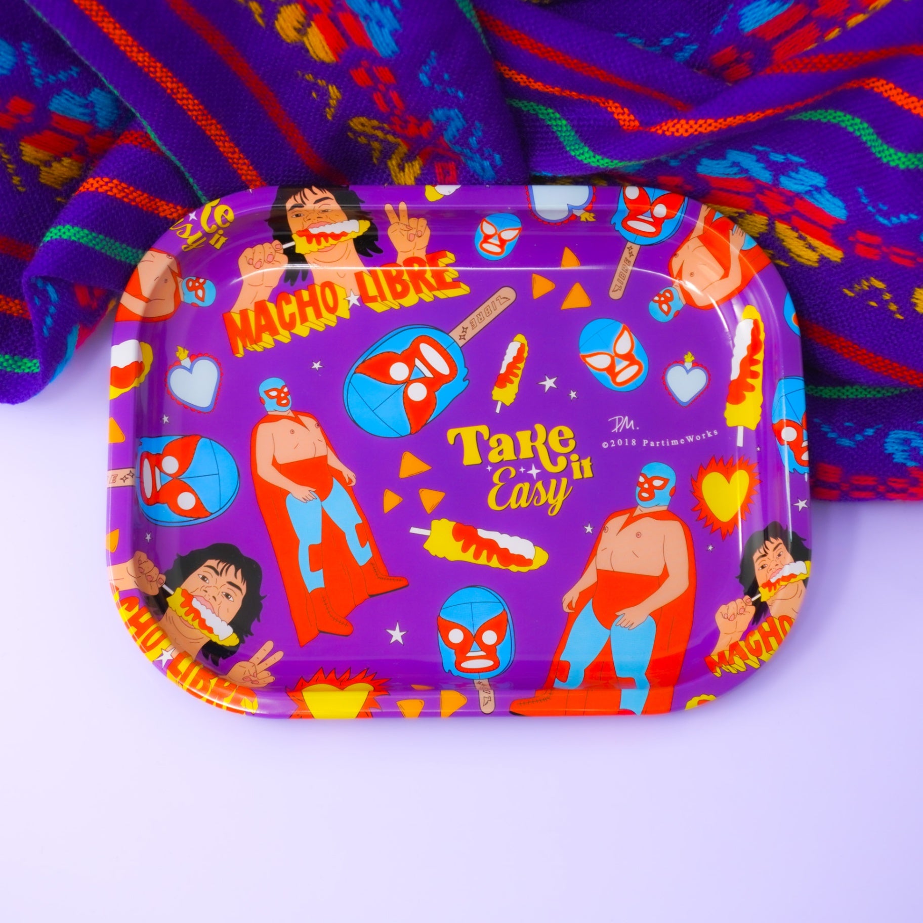 PW- Macho Libre Novelty Tray