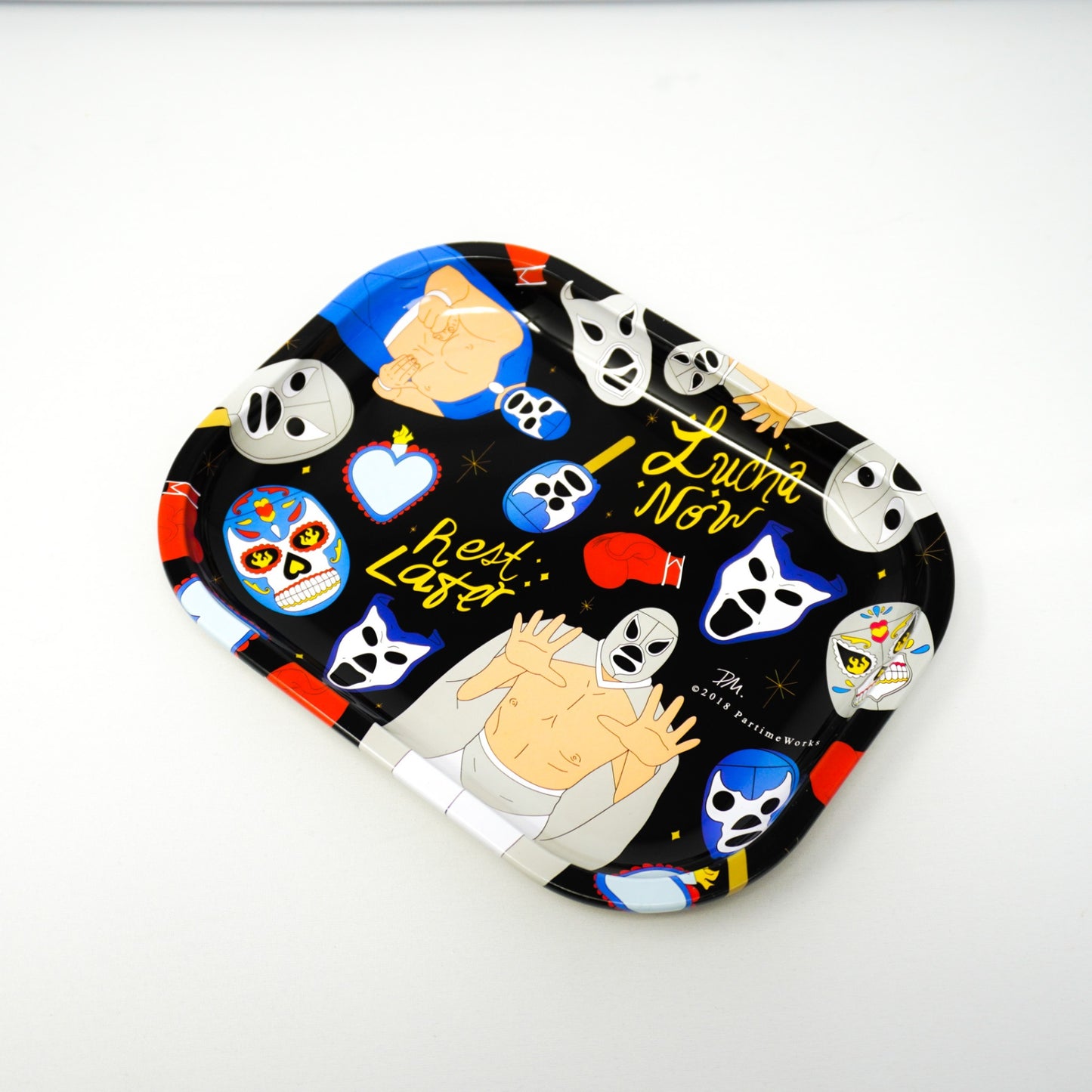 PW- Lucha Now Rest Later Novelty Tray