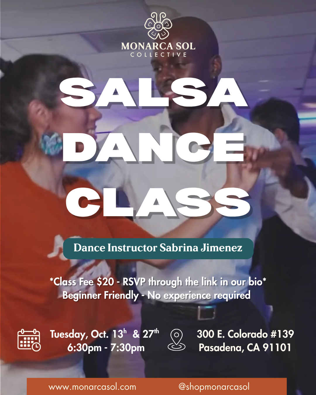 Salsa Dance Class Oct 27th