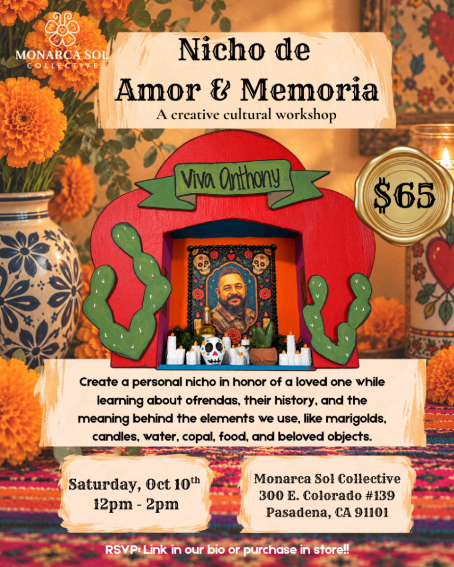Nicho de Amor & Memoria - 12pm to 2pm