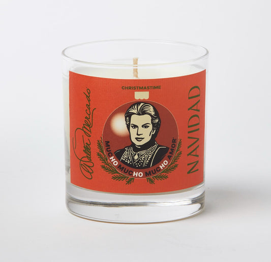 Navidad Walter Mercado Candle