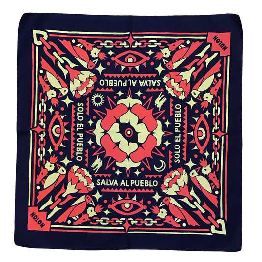 Rodolfo Baquier "Solo el pueblo salva al pueblo" Bandana