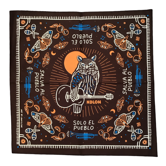 Land & She "Solo el pueblo salva al pueblo" Bandana