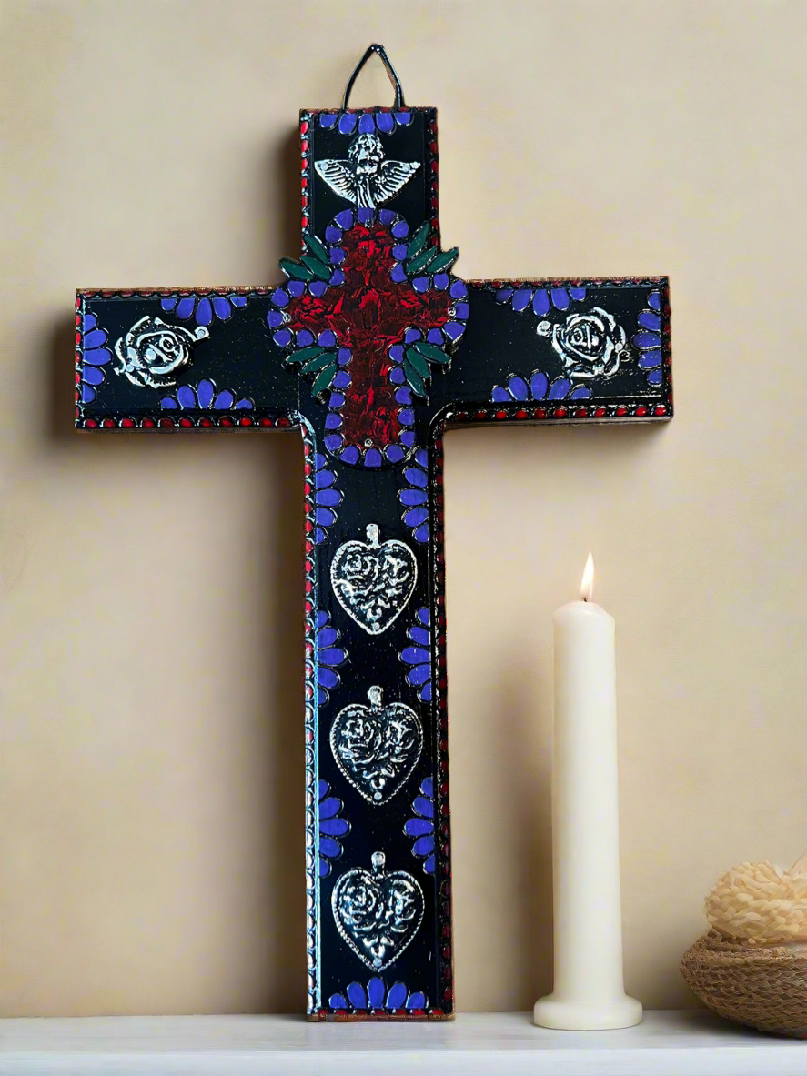 JA Milagro Wood Cross (Fancy)