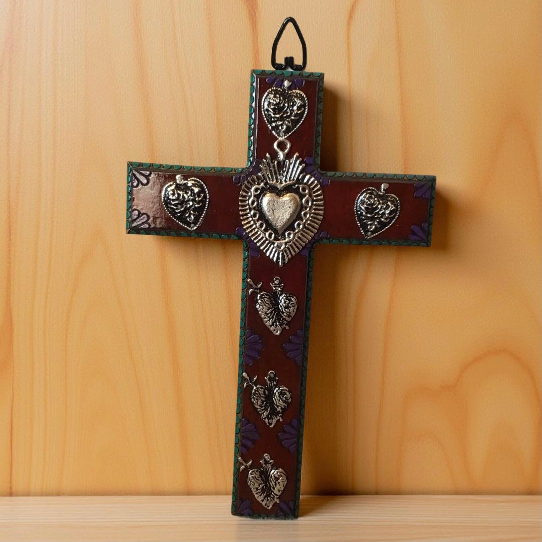 JA Milagro Wood Cross (Fancy)