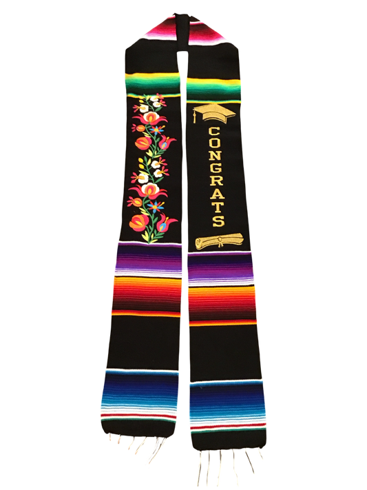 MM Congratulations Flower Graduation Sash