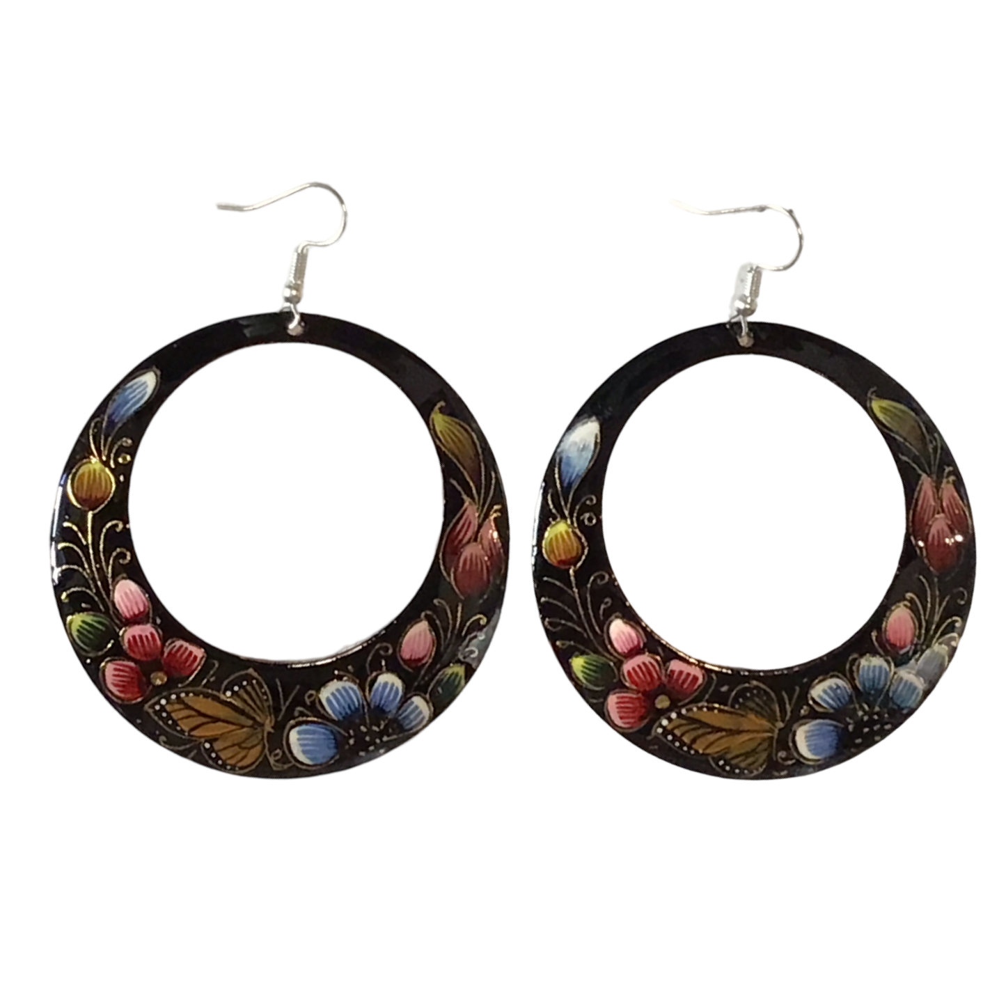 Michoacan Copper Hoop Earrings
