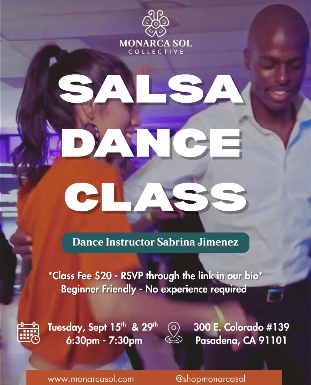 Salsa Dance Class September 15th