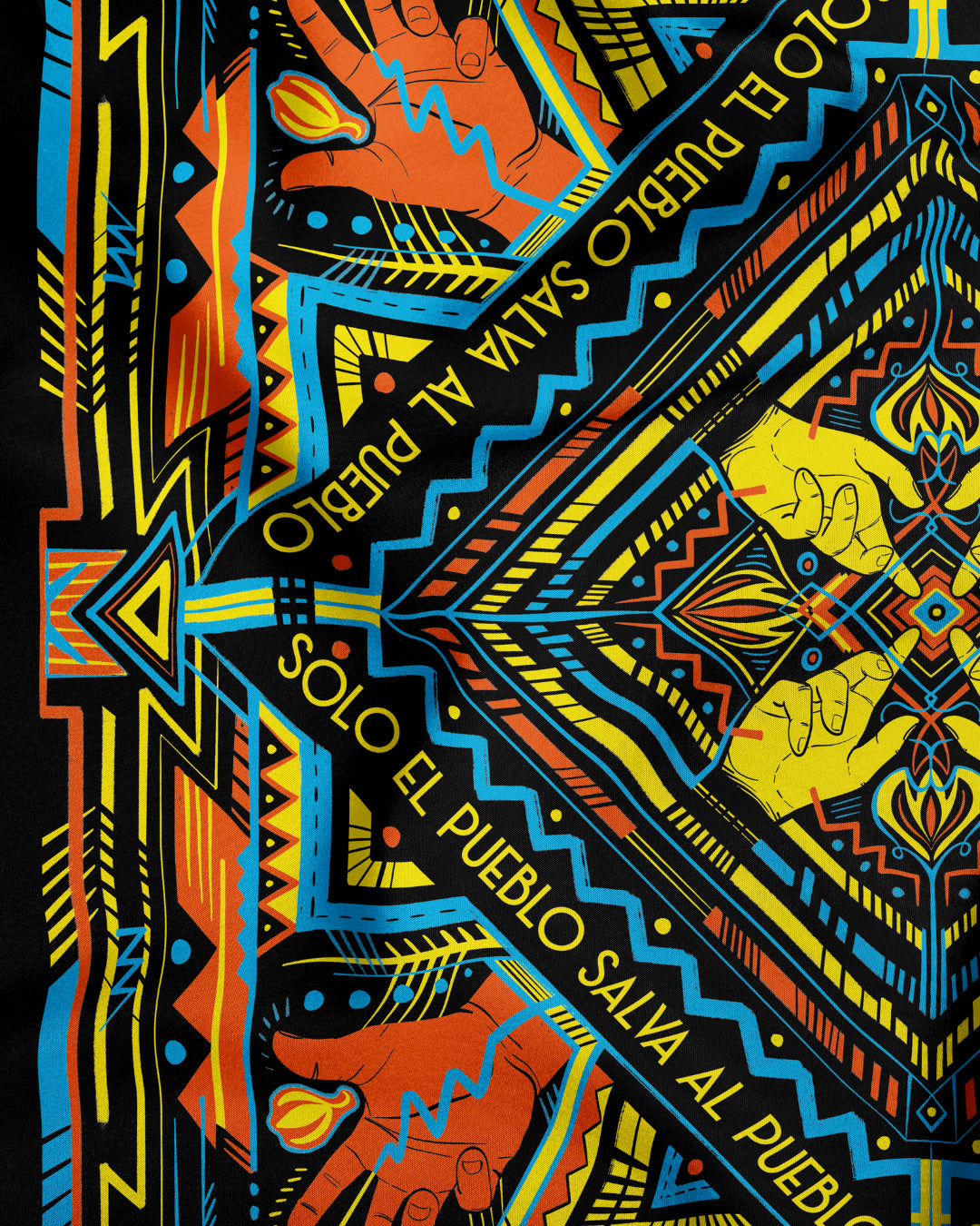 NDLON Steph Littlebird "Solo el Pueblo, Salva al Pueblo" Bandana