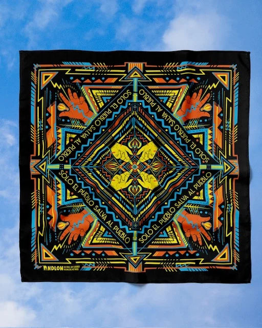 NDLON Steph Littlebird "Solo el Pueblo, Salva al Pueblo" Bandana