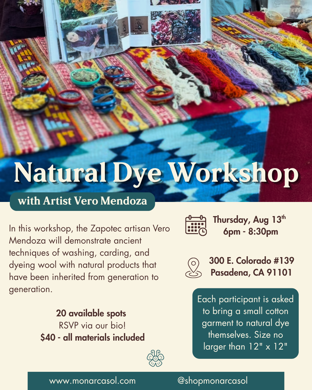 Natural Dye Workshop