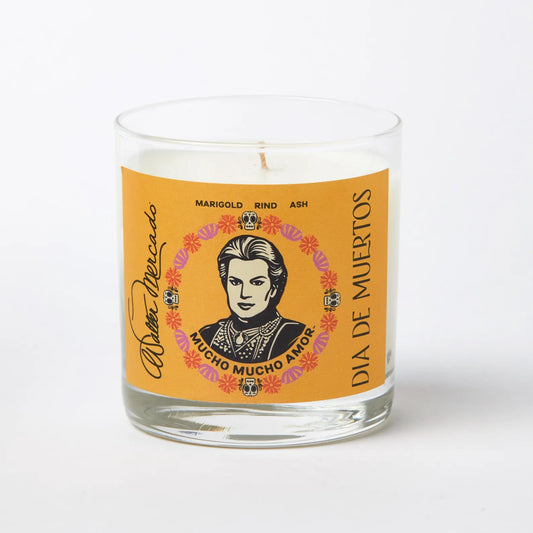 Dia de Muertos Walter Mercado Candle